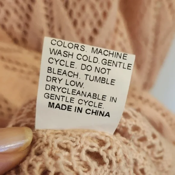 Longline Pink Cardigan Sweater - Picture 10 of 10